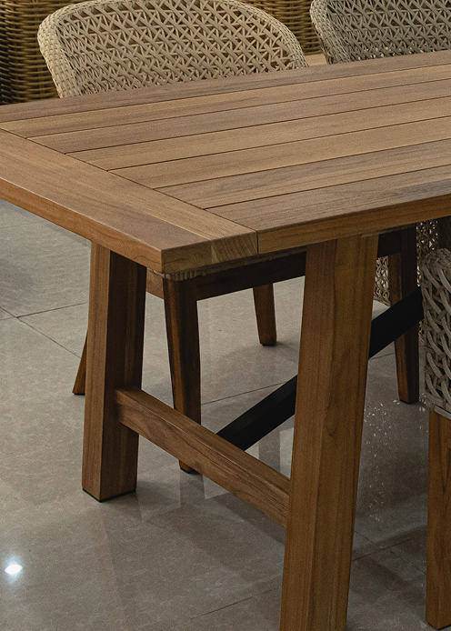 Teak table